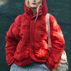 NWT Shirr Enough Backpack puffer